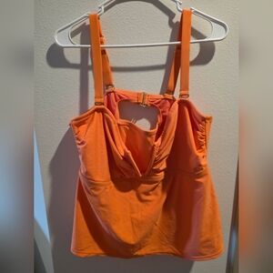 Time and Tru Vibrant Orange 2 Piece Swimsuit